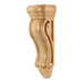 Hardware Resources 3-5/8" x 2-1/2" x 10" Hard Maple Rounded Scrolled Corbel-DirectSinks