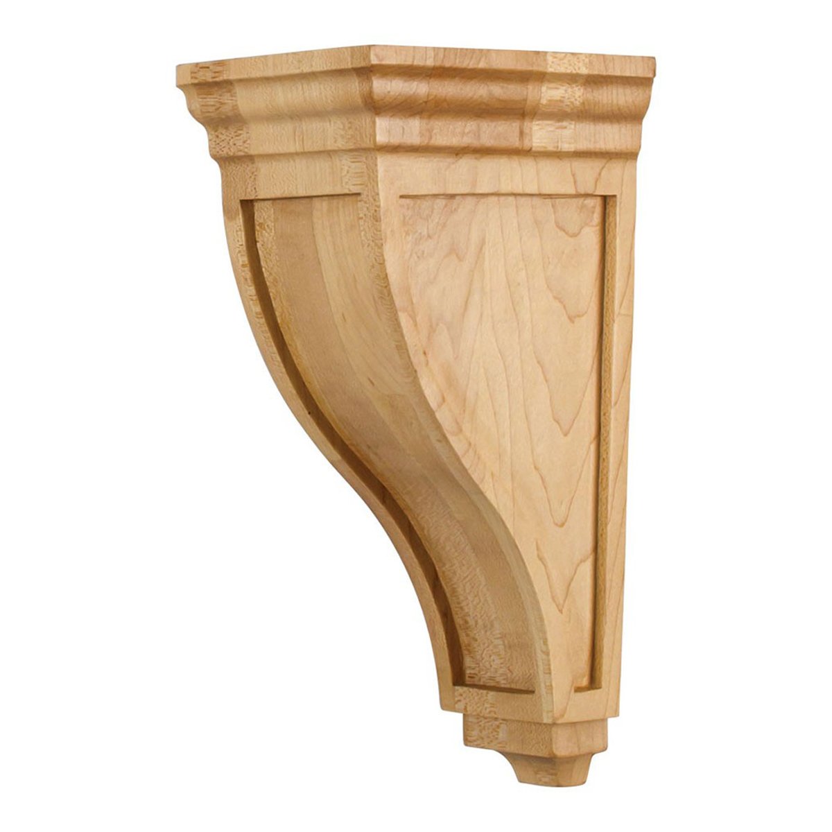 Hardware Resources 4-3/8" x 5" x 10" White Birch Arts and Crafts Corbel-DirectSinks