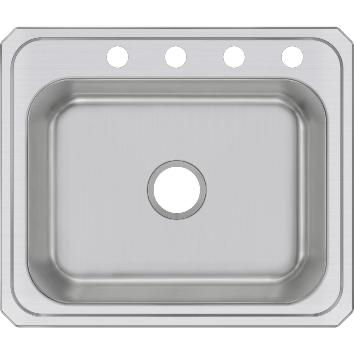 Elkay Celebrity Stainless Steel 25" x 21-1/4" x 6-7/8" Single Bowl Drop-in Sink