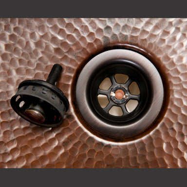 Premier Copper Products 2" Bar Basket Strainer Drain - Oil Rubbed Bronze-DirectSinks