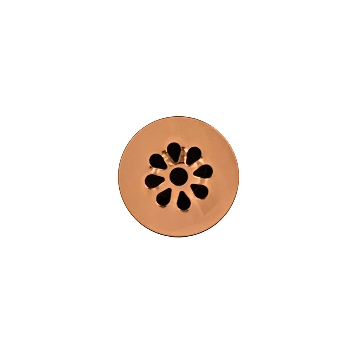 Premier Copper Products 1.5" Non-Overflow Grid Bathroom Sink Drain in Polished Copper-DirectSinks