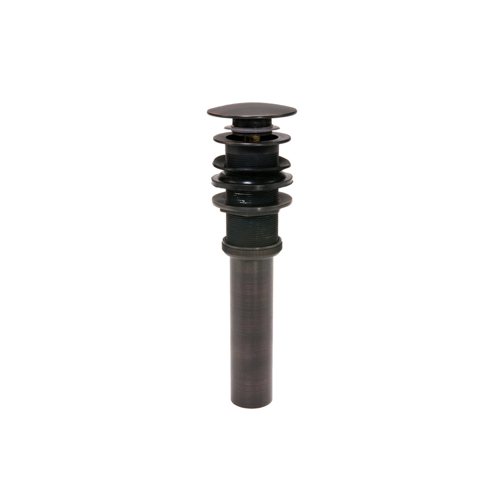 Premier Copper Products 1.5" Non-Overflow Pop-up Bathroom Sink Drain - Oil Rubbed Bronze-DirectSinks