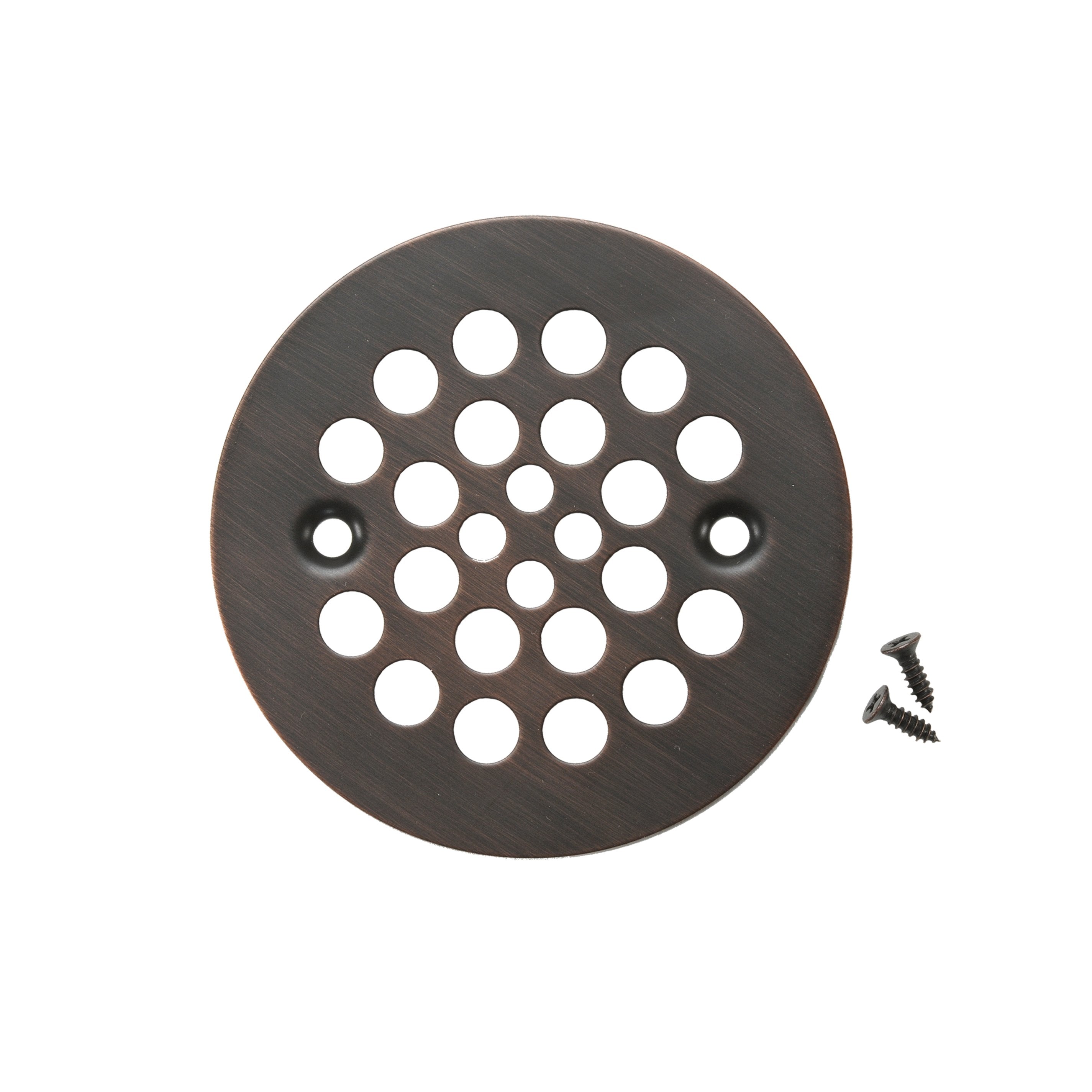 Premier Copper Products 4.25" Round Shower Drain Cover in Oil Rubbed Bronze-DirectSinks