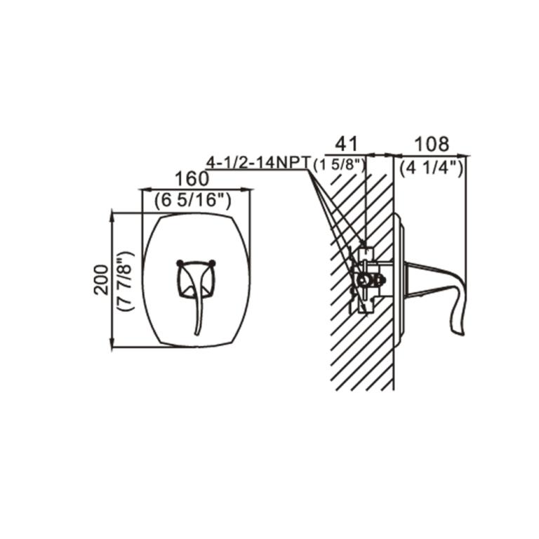 Dawn Pressure Balancing Valve Trim-Bathroom Accessories Fast Shipping at DirectSinks.