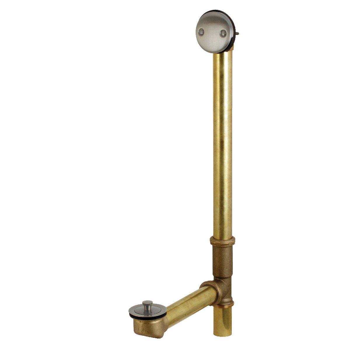 Kingston Brass 12" Tub Waste and Overflow with Lift & Lock Drain