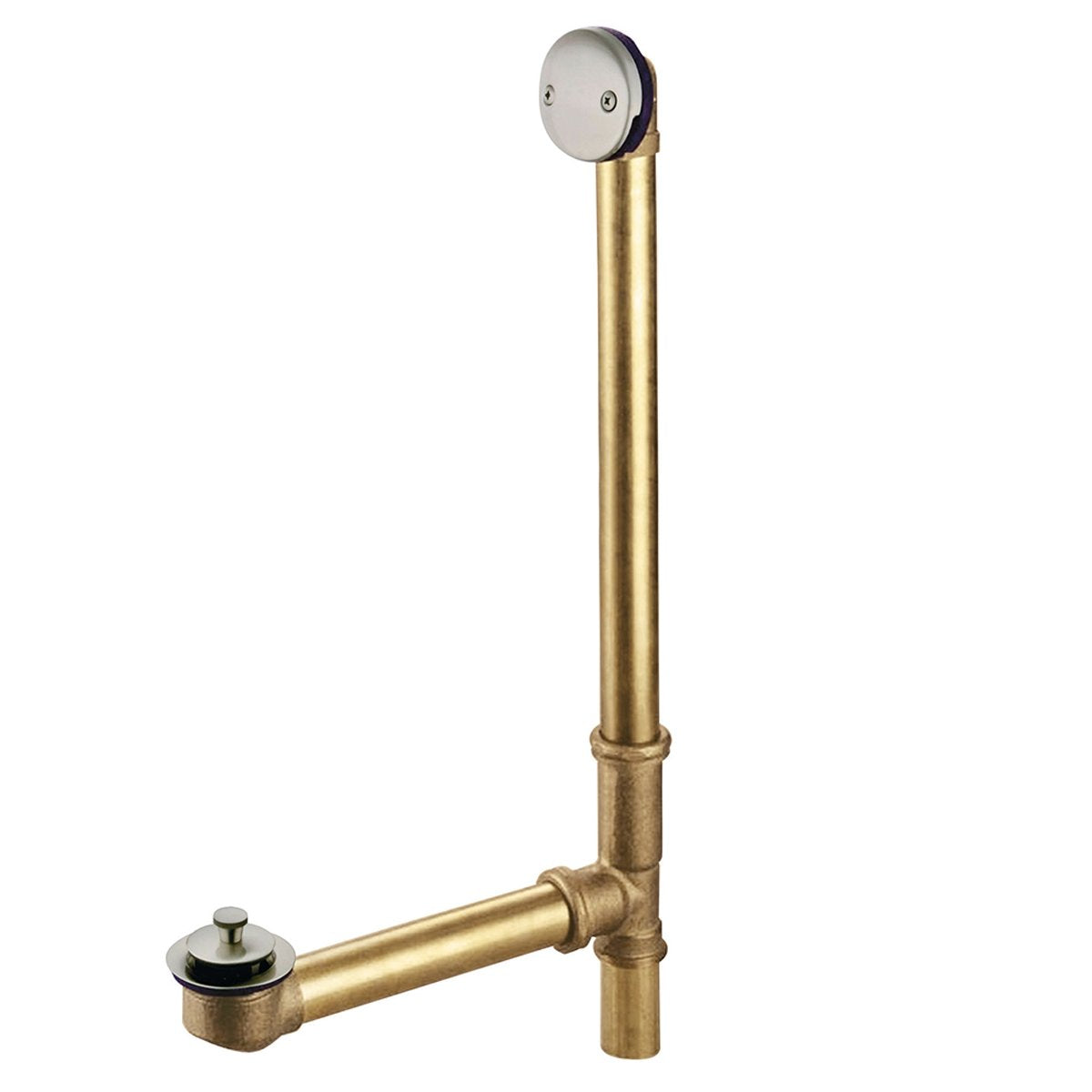 Kingston Brass Made to Match 18" Tub Waste and Overflow with Lift and Turn Drain-Bathroom Accessories-Free Shipping-Directsinks.