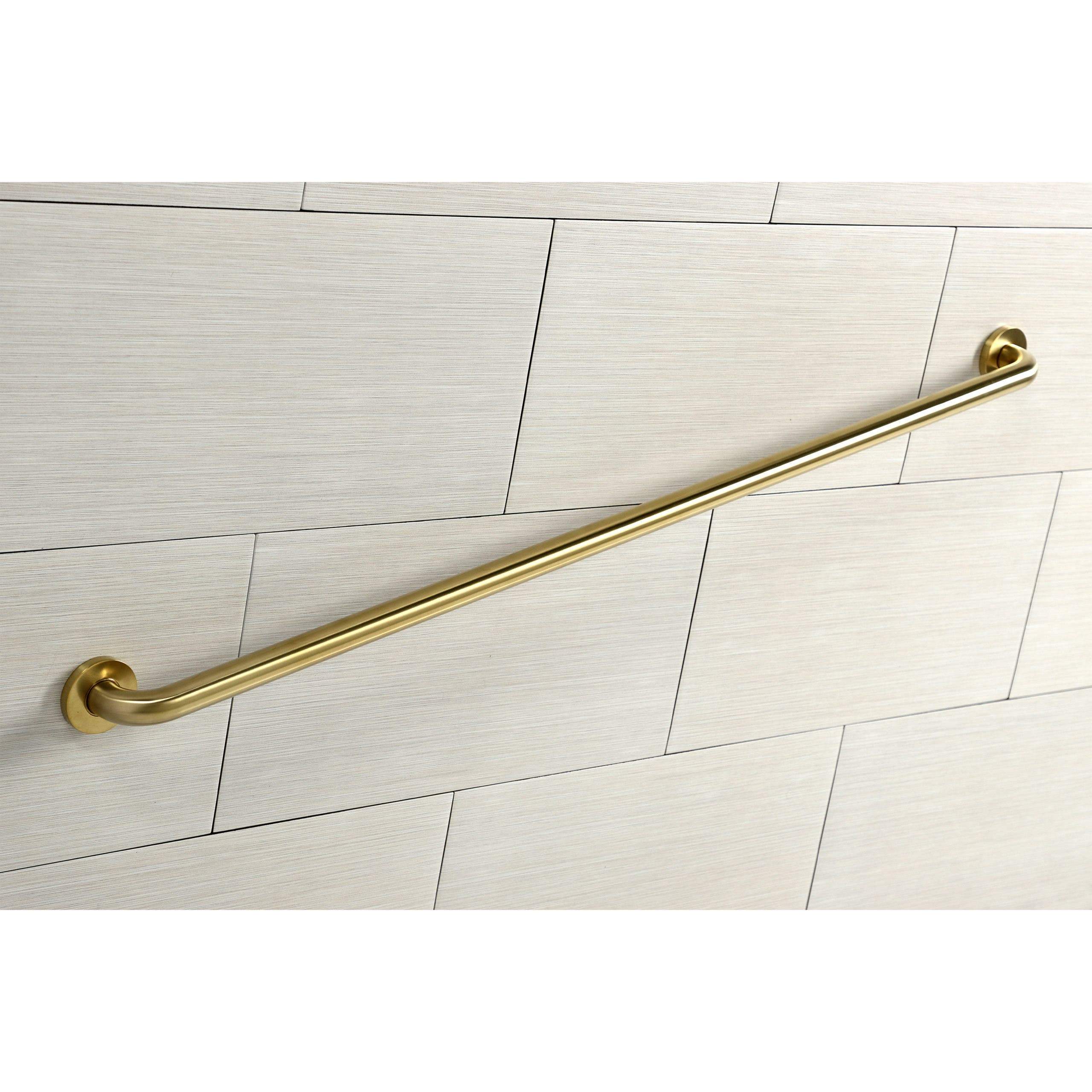 Kingston Brass Meridian 48" x 1-1/4" ADA Grab Bar in Brushed Brass