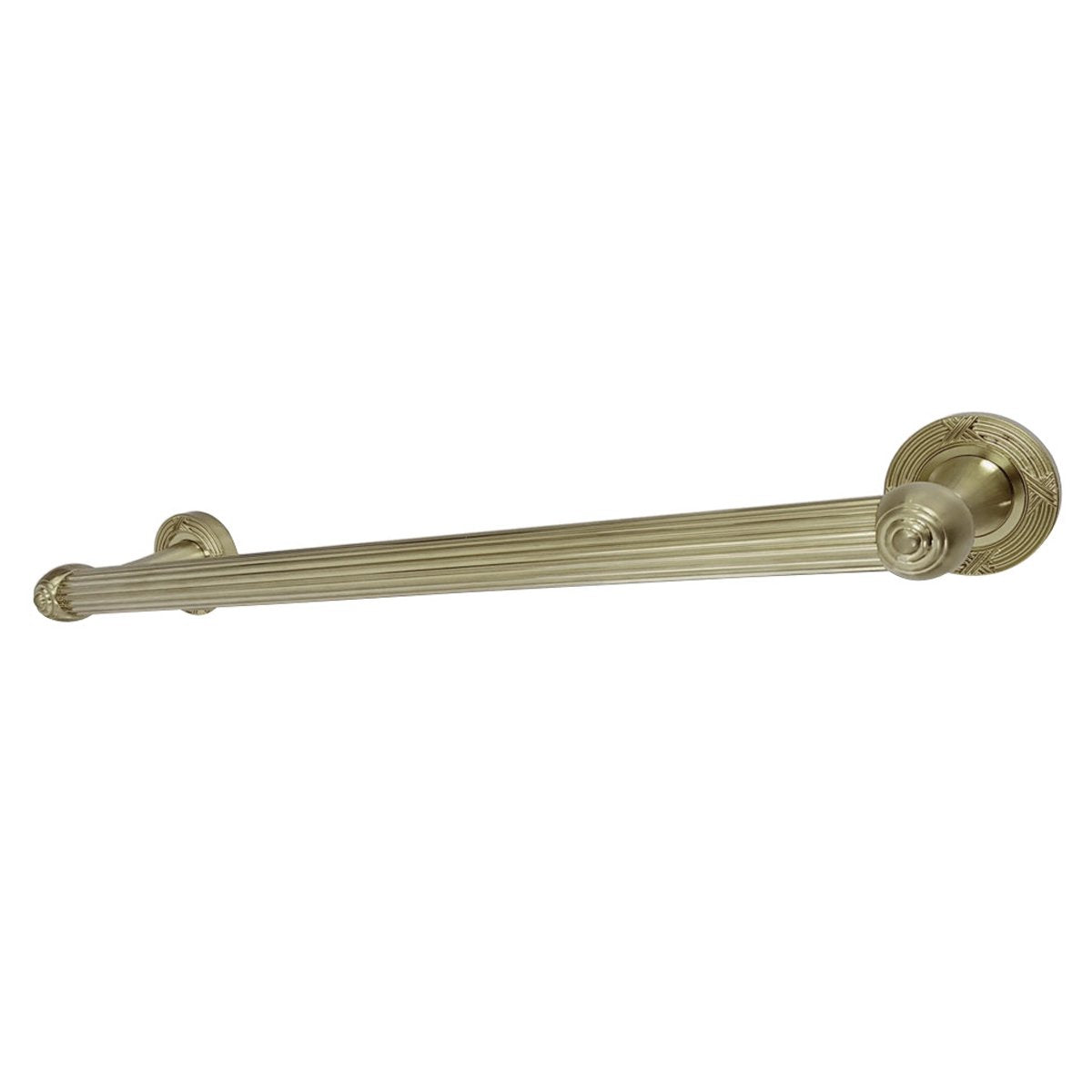 Kingston Brass Georgian 24-Inch Decorative Grab Bar in Brushed Brass