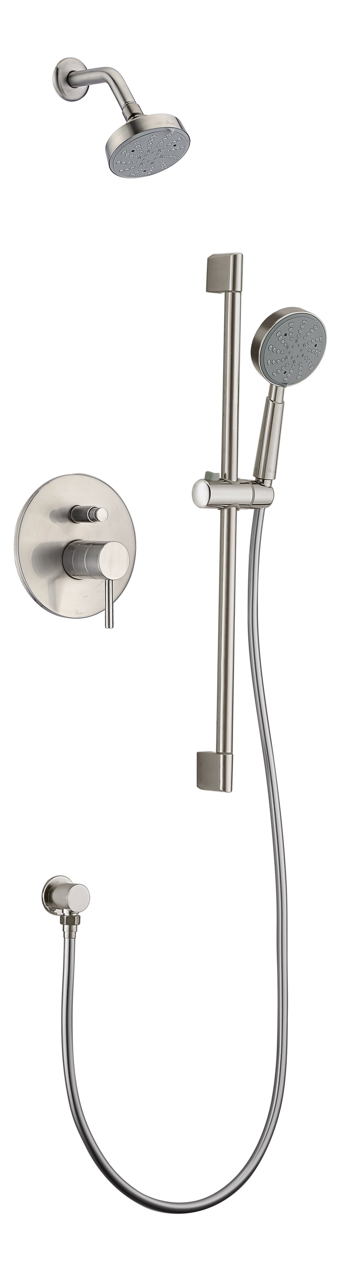 Dawn Grand Canyon Series Shower Combo Set Wall Mounted Showerhead with Slide Bar Handheld Shower-Shower Faucets Fast Shipping at DirectSinks.