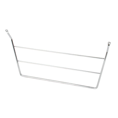 Hardware Resources Polished Chrome Door Mount 3-Tier Dishcloth Rack-DirectSinks