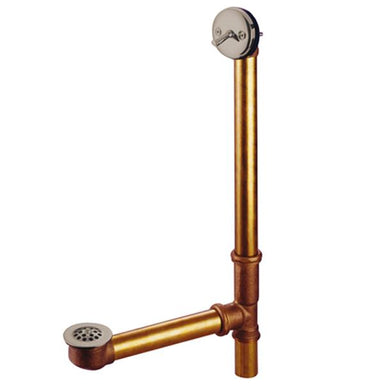 Kingston Brass Made to Match 20" Trip Lever Waste and Overflow with Grid-Bathroom Accessories-Free Shipping-Directsinks.