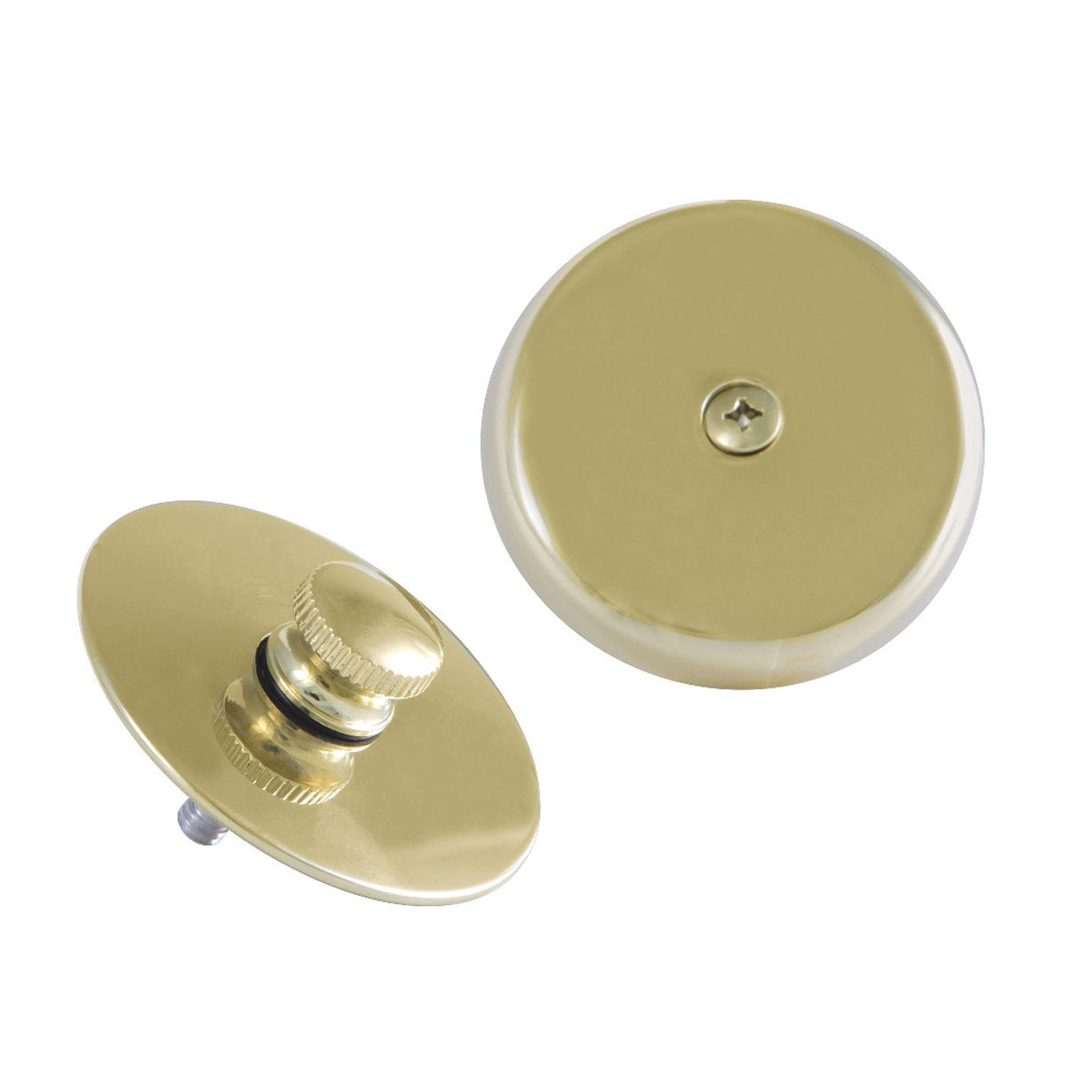 Kingston Brass Tub Drain Stopper with Overflow Plate Replacement Trim Kit