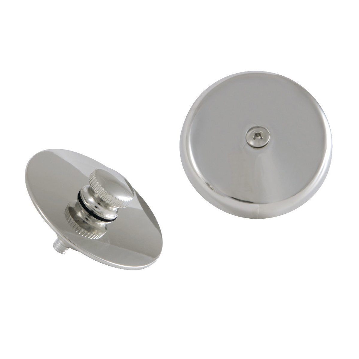 Kingston Brass Tub Drain Stopper with Overflow Plate Replacement Trim Kit