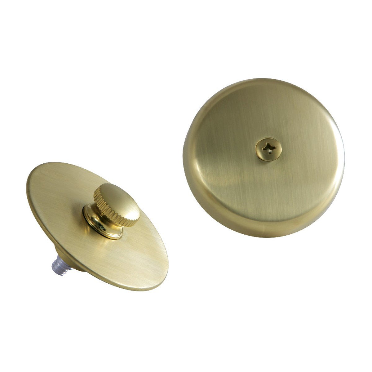 Kingston Brass Tub Drain Stopper with Overflow Plate Replacement Trim Kit