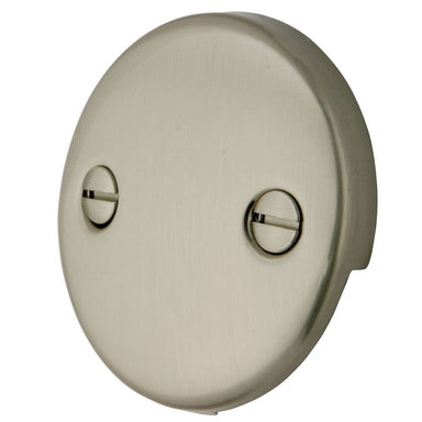 Kingston Brass Plumbing Parts 2 Hole Overflow Round Plate-Bathroom Accessories-Free Shipping-Directsinks.