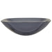 Eden Bath Square Glass Vessel Sink in Onyx Black with Rounded Corners