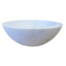 Eden Bath Small Vessel Sink Bowl - Honed White Marble