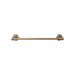 Top Knobs Edwardian Single Bath Towel Bar - Hex Backplate-DirectSinks