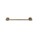 Top Knobs Edwardian Single Bath Towel Bar - Rope Backplate-DirectSinks