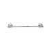 Top Knobs Edwardian Single Bath Towel Bar - Ribbon Backplate-DirectSinks