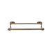 Top Knobs Edwardian Double Bath Towel Bar - Oval Backplate-DirectSinks