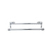 Top Knobs Edwardian Double Bath Towel Bar - Oval Backplate-DirectSinks