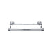 Top Knobs Edwardian Double Bath Towel Bar - Plain Backplate-DirectSinks