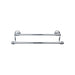 Top Knobs Edwardian Double Bath Towel Bar - Ribbon Backplate-DirectSinks