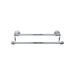 Top Knobs Edwardian Double Bath Towel Bar - Rope Backplate-DirectSinks