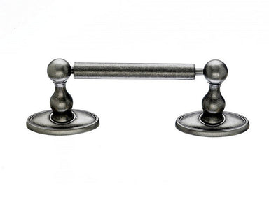 Topknobs ED3APC Tissue Holder With Oval Backplate in Antique Pewter-DirectSinks
