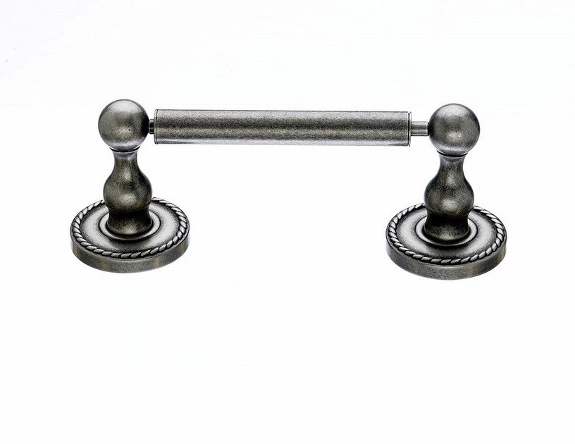 Topknobs ED3APF Tissue Holder with Rope Detail in Antique Pewter-DirectSinks