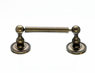 Topknobs ED3GBZA Tissue Holder with Beaded Betail in German Bronze-DirectSinks