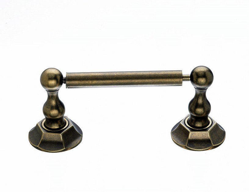 Topknobs ED3GBZB Tissue Holder with Hex Detail in German Bronze-DirectSinks