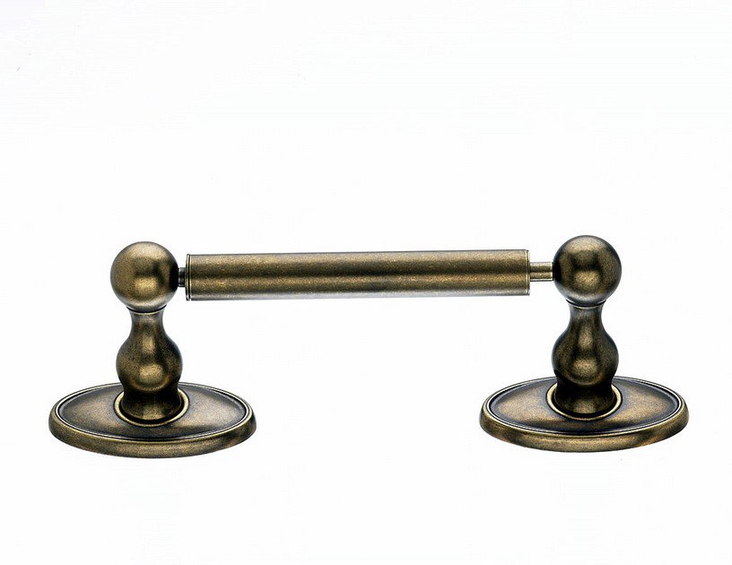 Topknobs ED3GBZC Tissue Holder with Oval Backplate in German Bronze-DirectSinks