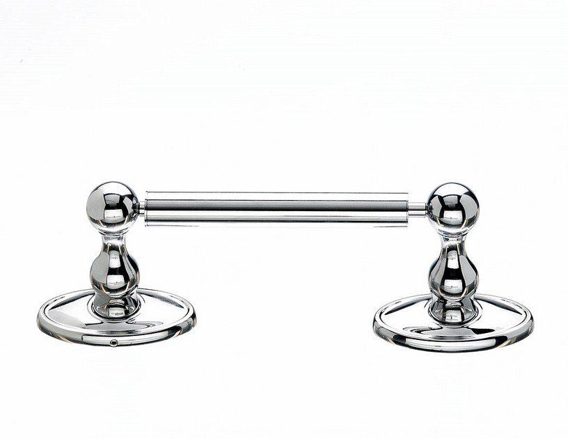 Topknobs ED3PCC Tissue Holder with Oval Backplate in Polished Chrome-DirectSinks