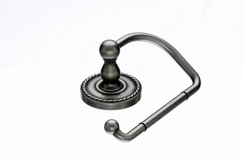 Topknobs ED4APF Tissue Hook with Rope Detail in brushed Antique Pewter-DirectSinks
