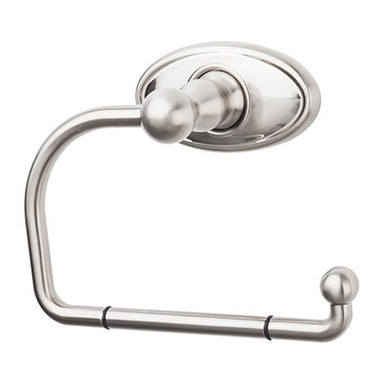 Top Knobs Edwardian Bath Tissue Hook - Oval Backplate in Brushed Satin Nickel-DirectSinks