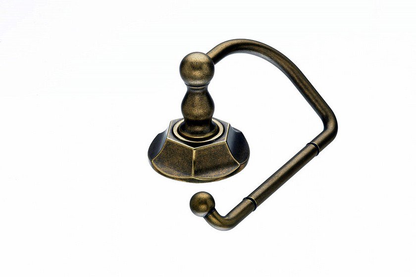 Topknobs ED4GBZB Tissue Hook with Hex Detail in German Bronze-DirectSinks