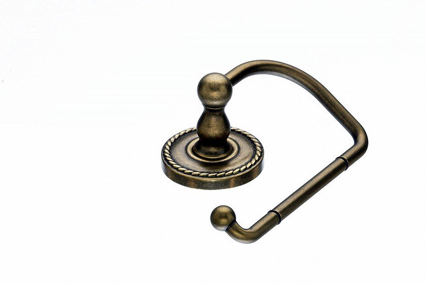 Topknobs ED4GBZF Tissue Hook with Rope Detail in German Bronze-DirectSinks