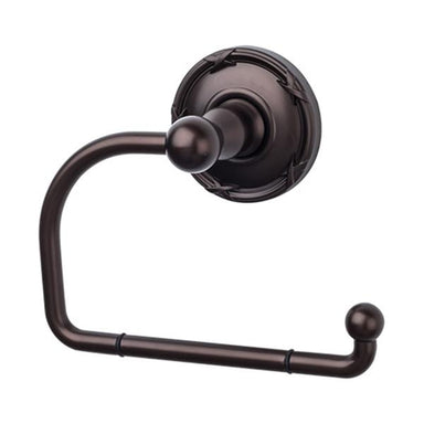 Top Knobs Edwardian Bath Tissue Hook - Ribbon Backplate in Oil Rubbed Bronze-DirectSinks