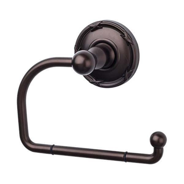Top Knobs Edwardian Bath Tissue Hook - Ribbon Backplate in Oil Rubbed Bronze-DirectSinks