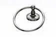 Topknobs ED5BSNF Towel Ring with Rope Detail in Brushed Satin Nickel-DirectSinks