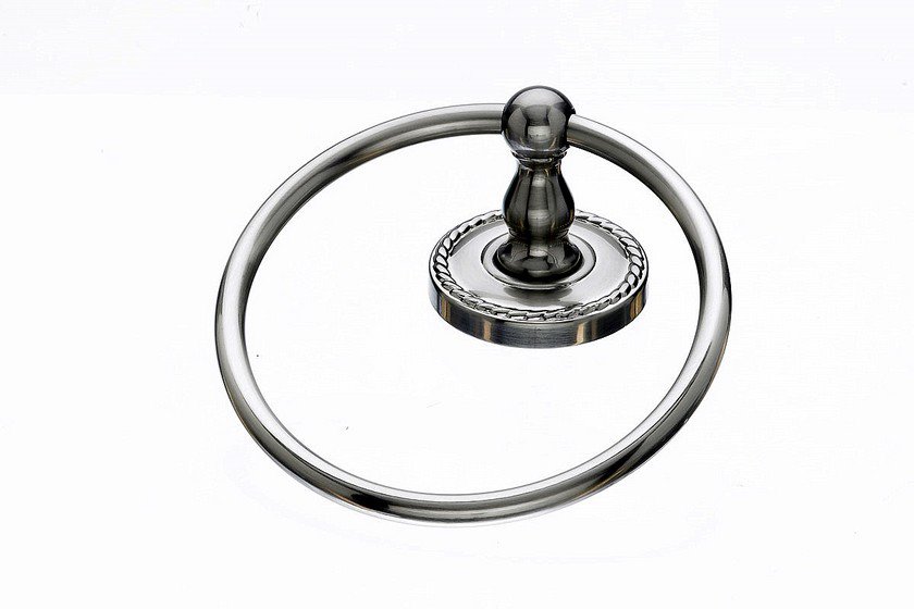 Topknobs ED5BSNF Towel Ring with Rope Detail in Brushed Satin Nickel-DirectSinks