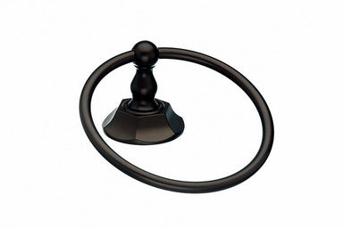 Topknobs ED5ORBB Towel Ring with Hex Detail in Oil Rubbed Bronze-DirectSinks