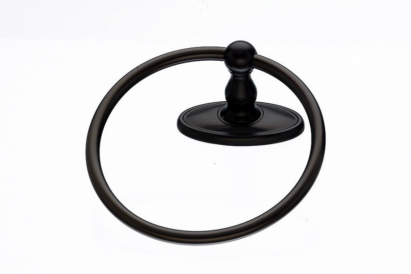 Topknobs ED5ORBC Towel Ring with Oval Backplate in Oil Rubbed Bronze-DirectSinks