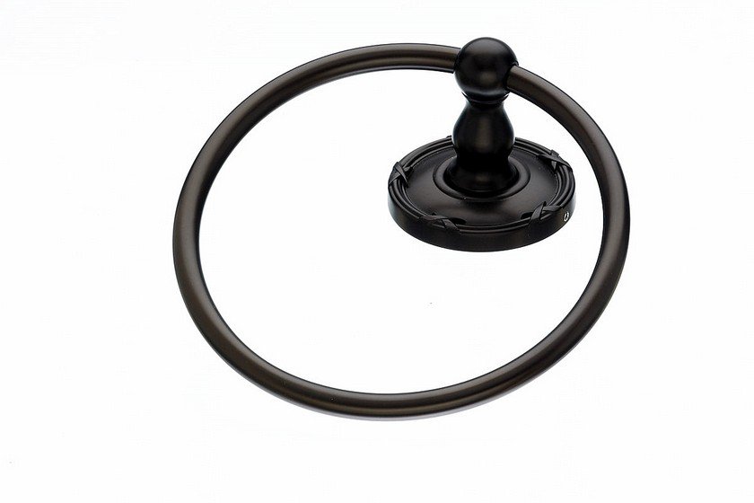 Ed5Orbe Towel Ring With Ribbon & Reed Detail In Oil Rubbed Bronze-DirectSinks