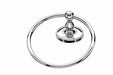 Topknobs ED5PCA Towel Ring with Beaded Detail in Polished Chrome-DirectSinks
