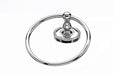 Topknobs ED5PCF Towel Ring with Rope Detail in Polished Chrome-DirectSinks