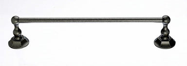 Topknobs ED6APB 18" Single Towel Bar with Hex Detail in Antique Pewter-DirectSinks