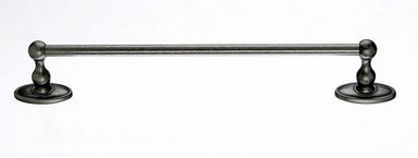 Ed6Apc 18" Single Towel Bar With Oval Backplate In Antique Pewter-DirectSinks